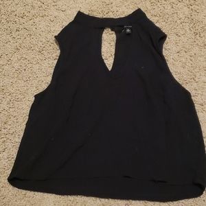 Pac Sun Black Key Hole Top